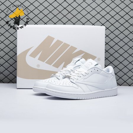 Travis Scott x Air Jordan 1 Low Triple White DM7866 292 Size 36-47.5